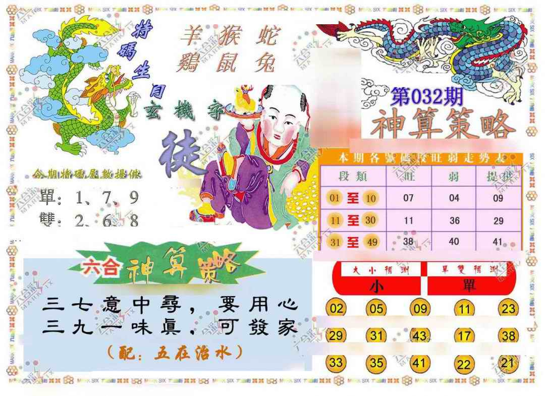 032期神算策略[图]
